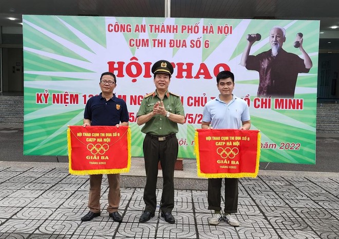 Sôi nổi hội thao Cụm thi đua số 6 CATP Hà Nội năm 2022 ảnh 5