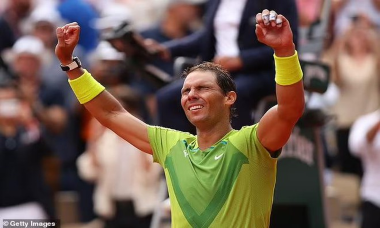 Vô địch Roland Garros, Nadal giành Grand Slam thứ 22