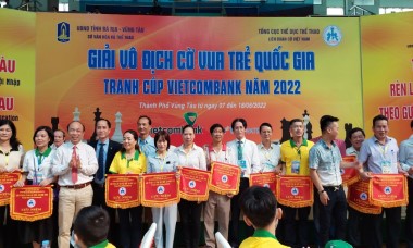 Khai mạc giải vô địch Cờ vua trẻ quốc gia - Cúp Vietcombank 2022