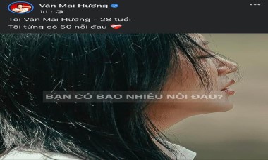 Sau thông báo tạm ngừng đi hát, Văn Mai Hương trở lại với "Một ngàn nỗi đau"