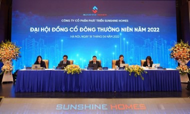 ĐHĐCĐ Sunshine Homes - Mục tiêu tăng trưởng ấn tượng trong chiến lược phát triển bền vững