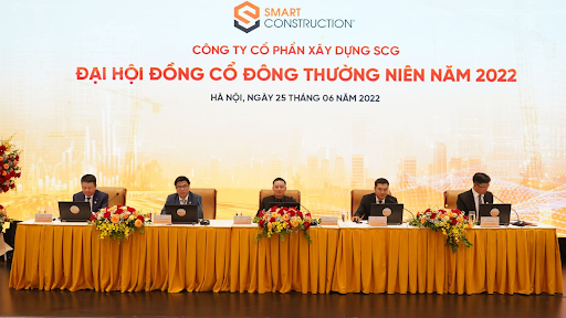 ĐHĐCĐ thường niên SCG 2022 đã diễn ra với sự đồng thuận, nhất trí cao đến từ các cổ đông