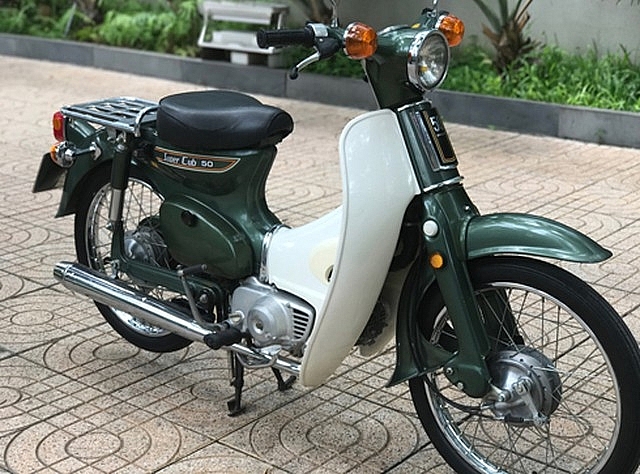 Honda Cub 50 1978 là một trong những mẫu xe Cub xuất hiện sớm nhất tại Việt Nam