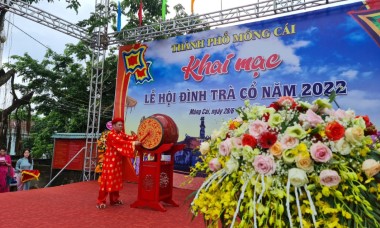 Khai hội đình Trà Cổ vùng biên Móng Cái, Quảng Ninh