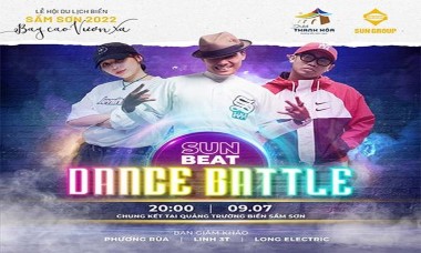 Linh 3T, Long electric và Phương Rùa ngồi ‘ghế nóng’ giải Sun Beat Dance Battle 9/7 tại Sun Fest Sầm Sơn