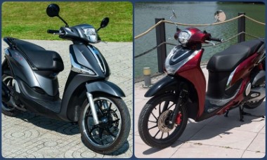 Honda SH Mode 2022 và Piaggio Liberty 2022: Quý cô nên chọn xe tay ga nào?