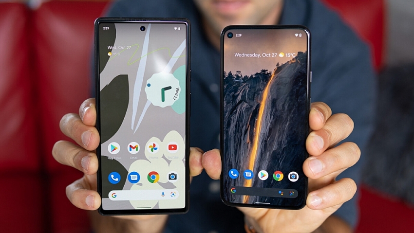 Điểm khác biệt giữa điện thoại Google Pixel 6 và Pixel 5: Tân binh có 