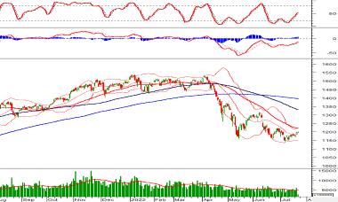 Thị trường chứng khoán ngày 21/7/2022: Tín hiệu kỹ thuật phiên chiều