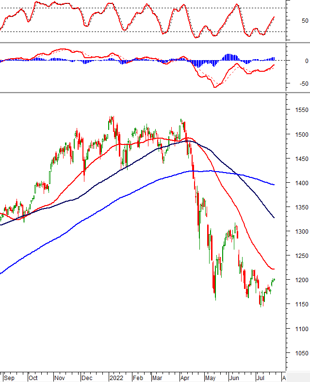 Thị trường chứng khoán ngày 22/7/2022: Tín hiệu kỹ thuật phiên chiều