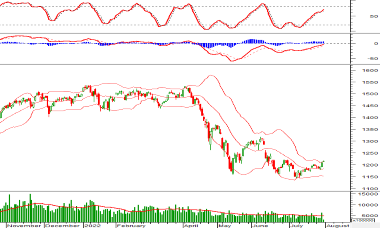 Thị trường chứng khoán ngày 29/7/2022: Tín hiệu kỹ thuật phiên chiều