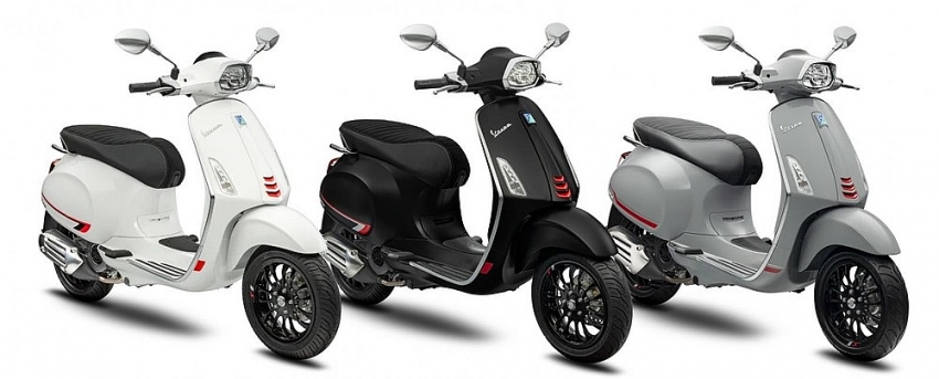 Vespa Sprint S 150 2022 có 3 tùy chọn màu, giá 93 triệu đồng