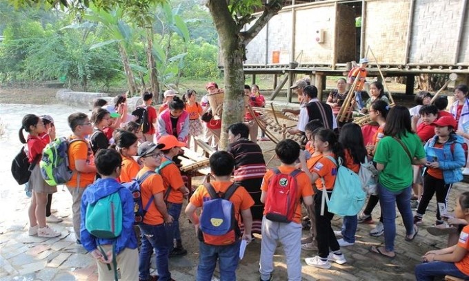 Hấp dẫn hoạt động “Em yêu làng em” tại Làng Văn hóa-Du lịch các dân tộc Việt Nam