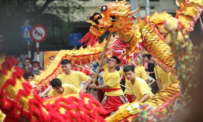 Thi múa lân sư rồng, kéo co... tại Đại hội Thể thao toàn quốc 2022