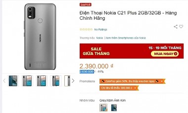 Siêu phẩm điện thoại giá rẻ thay thế Nokia C20, thiết kế "mê hoặc" giới trẻ