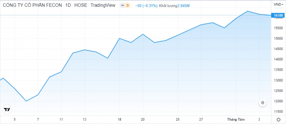 FECON báo lãi ròng quý 2 giảm 53%