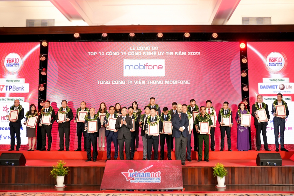 Mobifone vào top 10 công ty công nghệ uy tín năm 2022 