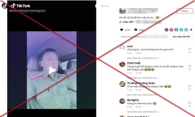 Xử phạt nam thanh niên mặc quân phục công an để đăng clip tiktok