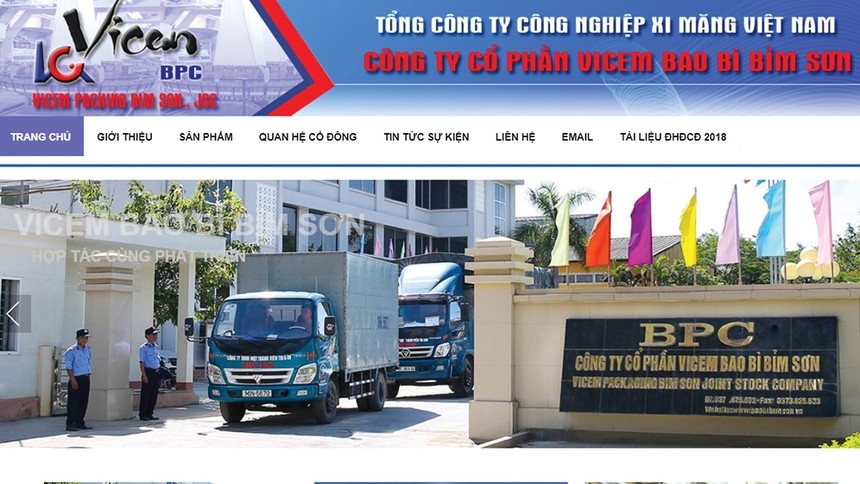 CTCP Vicem Bao bì Bỉm Sơn bị xử phạt liên quan đến thuế