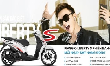 Xe máy Piaggio Liberty 2022: Thiết kế sang trọng, lịch lãm, động cơ êm ái