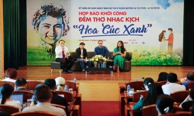 “Hoa cúc xanh” đêm thơ- nhạc- kịch tưởng nhớ cố thi sĩ Xuân Quỳnh