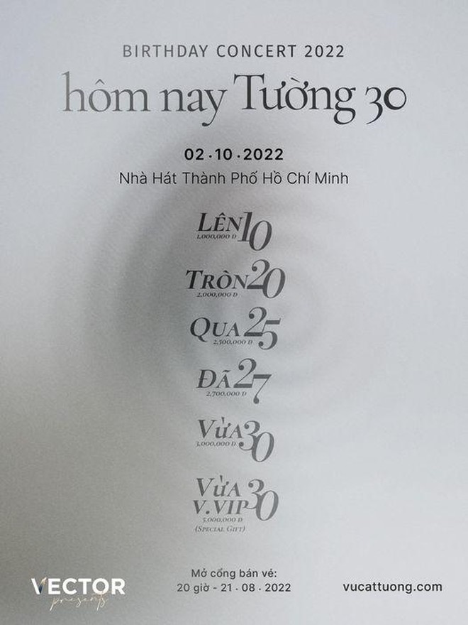 Vũ Cát Tường làm đêm nhạc vào đúng ngày sinh nhật tuổi 30 ảnh 2