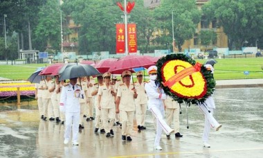 Đảng ủy Công an Trung ương, Bộ Công an vào Lăng viếng Chủ tịch Hồ Chí Minh nhân dịp Quốc khánh 2-9