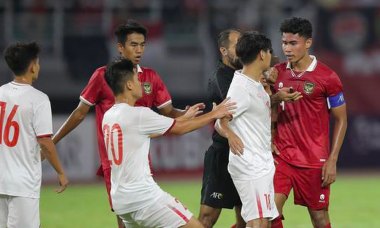 Indonesia thắng sát nút U20 Việt Nam trong trận đấu 5 bàn thắng