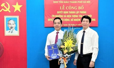 Ban Tôn giáo thành phố Hà Nội thành lập Phòng Tín ngưỡng và Hiện tượng tôn giáo mới