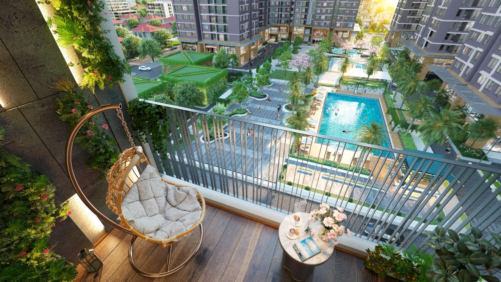 Các tiện ích tại Hanoi Melody Residences đều hướng tới tiêu chí “xanh”.