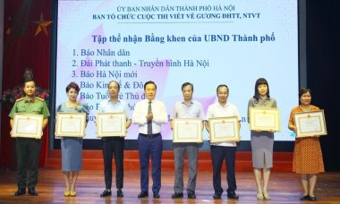 An ninh Thủ đô đoạt giải Nhì cuộc thi viết về "Gương điển hình tiên tiến, người tốt, việc tốt" năm 2022