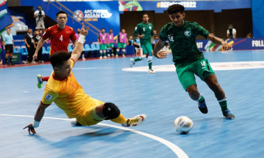 Thắng đậm Ả Rập Xê Út, Việt Nam tiếp tục bay cao ở giải futsal châu Á