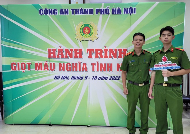 Tuổi trẻ Công an Thủ đô với hành trình "Giọt máu nghĩa tình 2022" ảnh 6