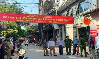 Chú trọng phòng cháy, chữa cháy tại cơ sở