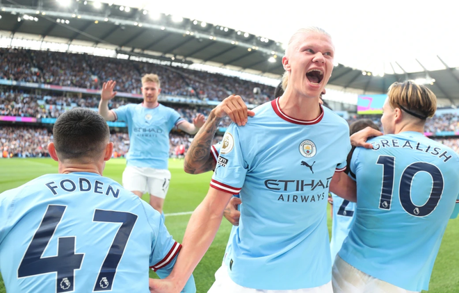 Haaland và Foden cùng lập hattrick, Man City nhấn chìm MU ảnh 3