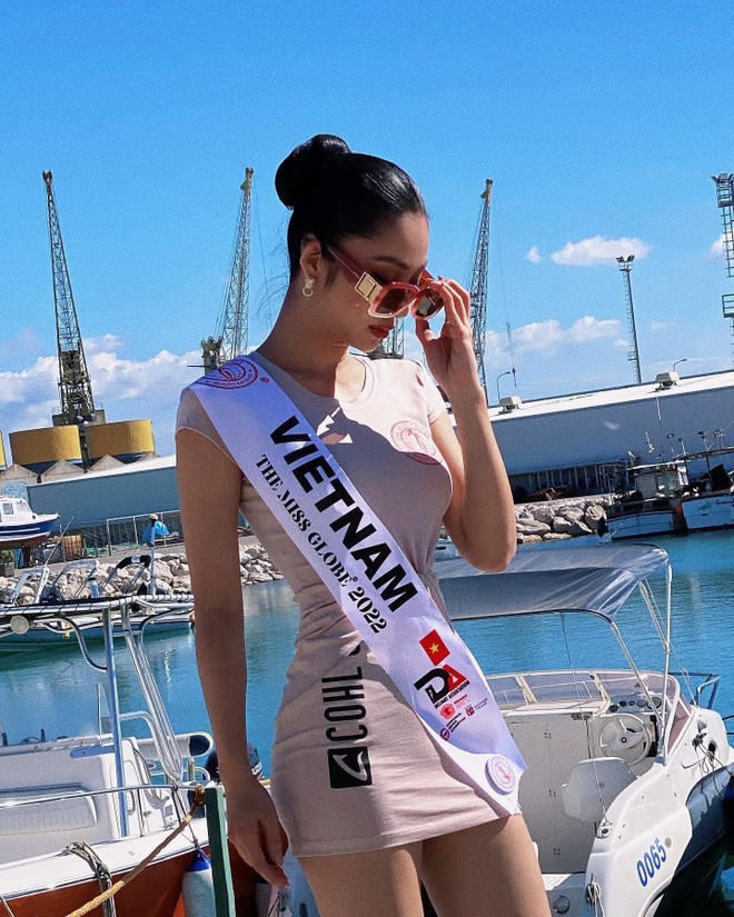 Đại diện Việt Nam tại "Miss Globe" gặp sự cố, rơi vào tình trạng "dở khóc dở cười" ảnh 1