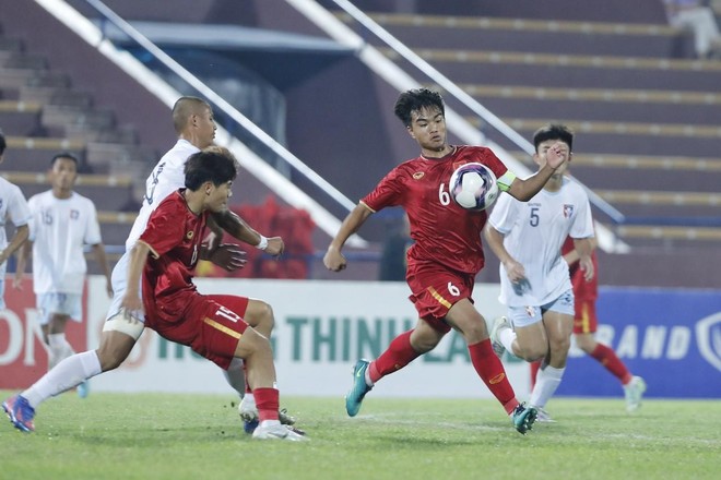 U17 Việt Nam thắng thuyết phục U17 Đài Bắc Trung Hoa ảnh 1