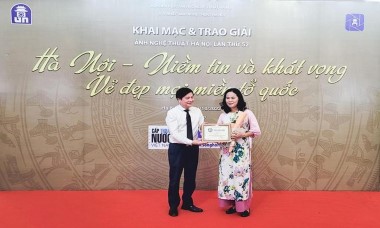 "Hồ Gươm, Hồng Hà" đoạt giải Nhất cuộc thi ảnh " Hà Nội - Niềm tin và khát vọng"