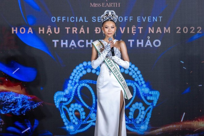 Miss Earth Việt Nam 2022 Thạch Thu Thảo đã sẵn sàng đến với đấu trường nhan sắc quốc tế ảnh 4