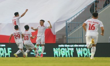 Đánh bại Hà Nội FC, Hải Phòng áp sát ngôi đầu bảng