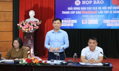 Hơn 300 tay vợt tranh cúp bóng bàn Báo Hànộimới 2022