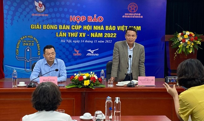 Hơn 100 triệu đồng tiền thưởng giải bóng bàn Hội Nhà báo Việt Nam 2022 ảnh 1