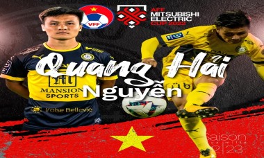 Pau FC chính thức cho Quang Hải về đá AFF Cup