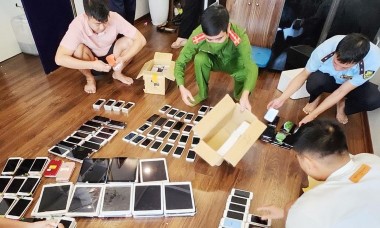 400 chiếc iPhone nhập lậu ‘núp’ trong căn hộ chung cư