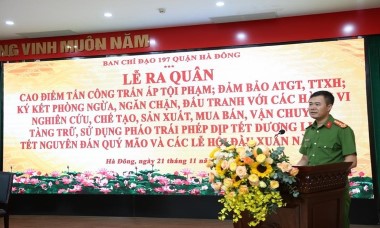 Chung sức xây, giữ quận Hà Đông “an ninh, sáng, xanh, sạch, đẹp”