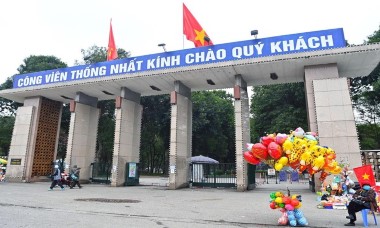 Dỡ bỏ tường rào Công viên Thống Nhất kết nối phố đi bộ Trần Nhân Tông từ 1-1-2023