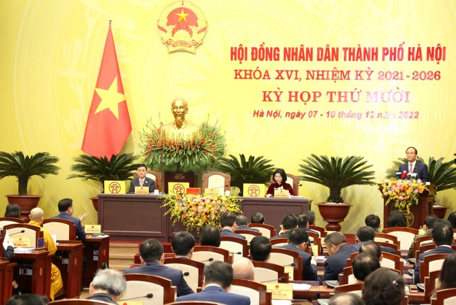 Khai mạc kỳ họp thứ 10, HĐND TP Hà Nội: Thảo luận, quyết nghị nhiều vấn đề nóng ảnh 1