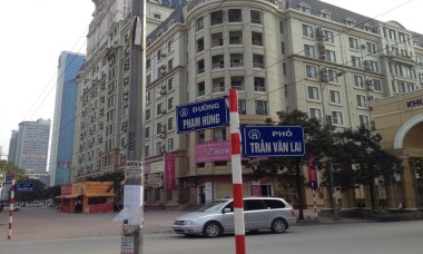 Hà Nội: Cấm toàn bộ phương tiện đi vào phố Trần Văn Lai trong 2 ngày cuối tuần