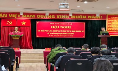 Hà Nội: Trên 500 cán bộ, công chức hoàn thành tập huấn công tác thi hành án hình sự tại cộng đồng