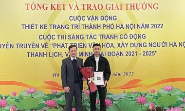 Trao giải cuộc vận động thiết kế trang trí thành phố Hà Nội 2022