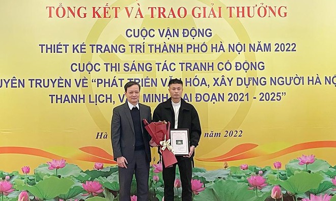 Trao giải cuộc vận động thiết kế trang trí thành phố Hà Nội 2022 ảnh 1